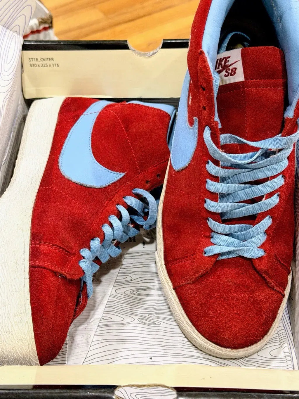 Nike SB Blazers Vanilla Ice Men’s Size 8.5 Men’s Shoes 314070 641 New Condition