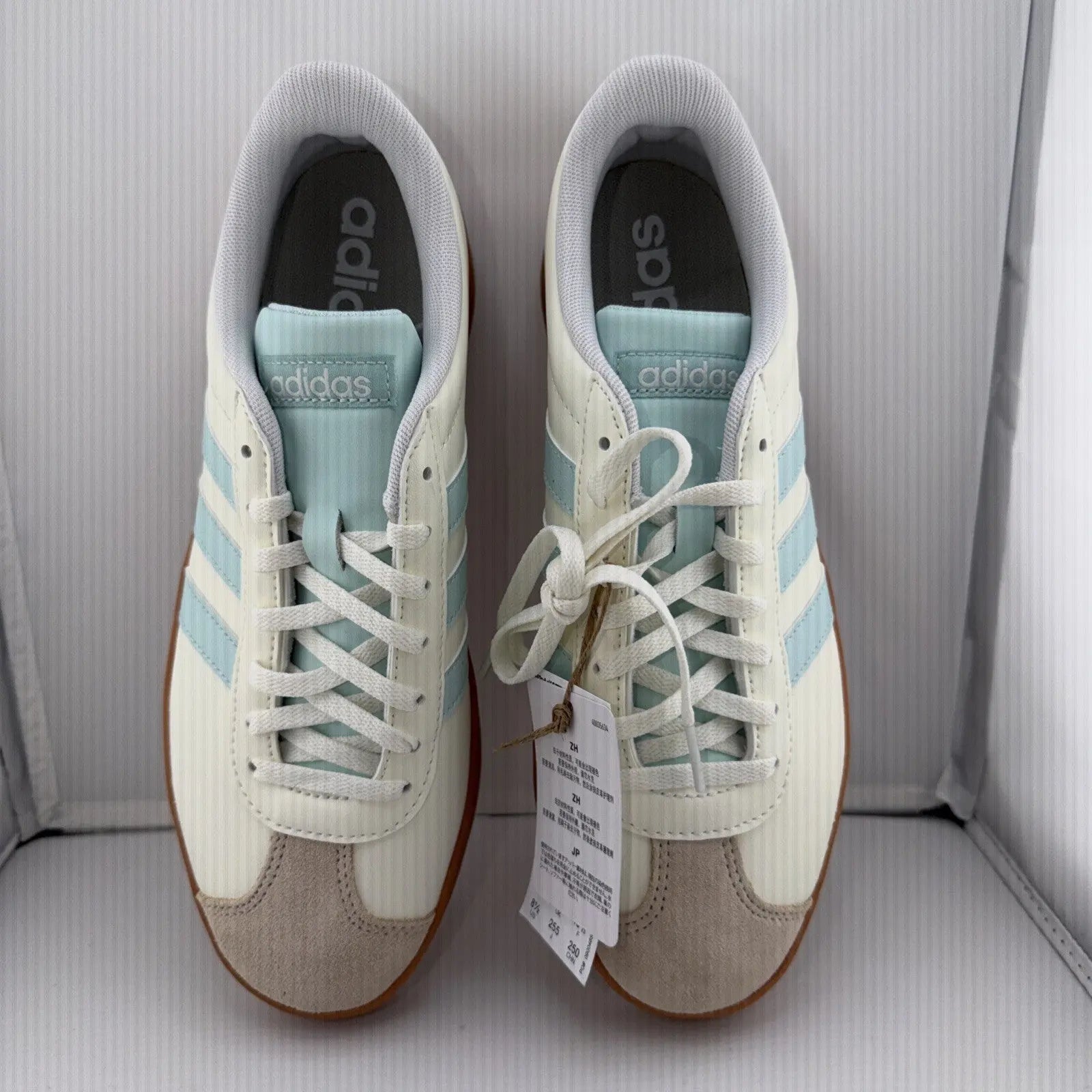 Size 7 - adidas VL Court Base Core Halo Mint W