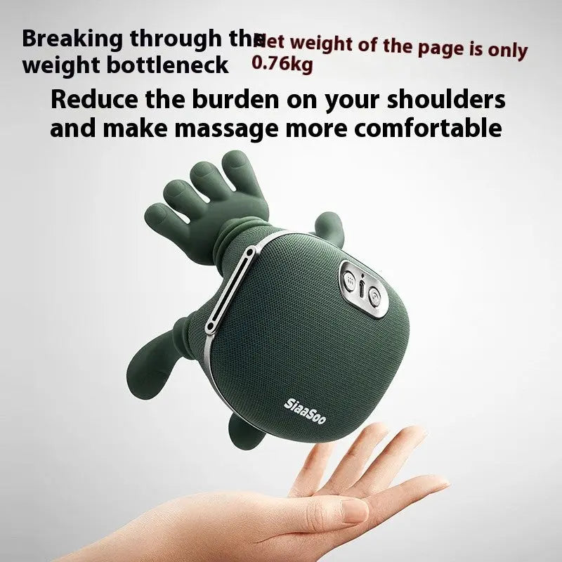 Electric Neck And Shoulder Muscle Massager Wireless Shoulder And Back Kneading M