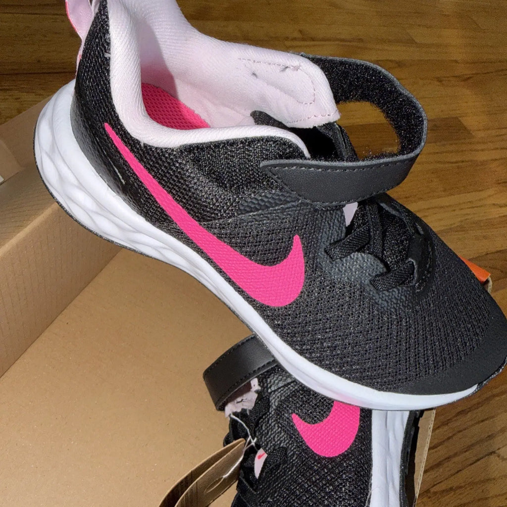Nike Revolution 6 Black Pink Foam DD1095-007 Size 12C