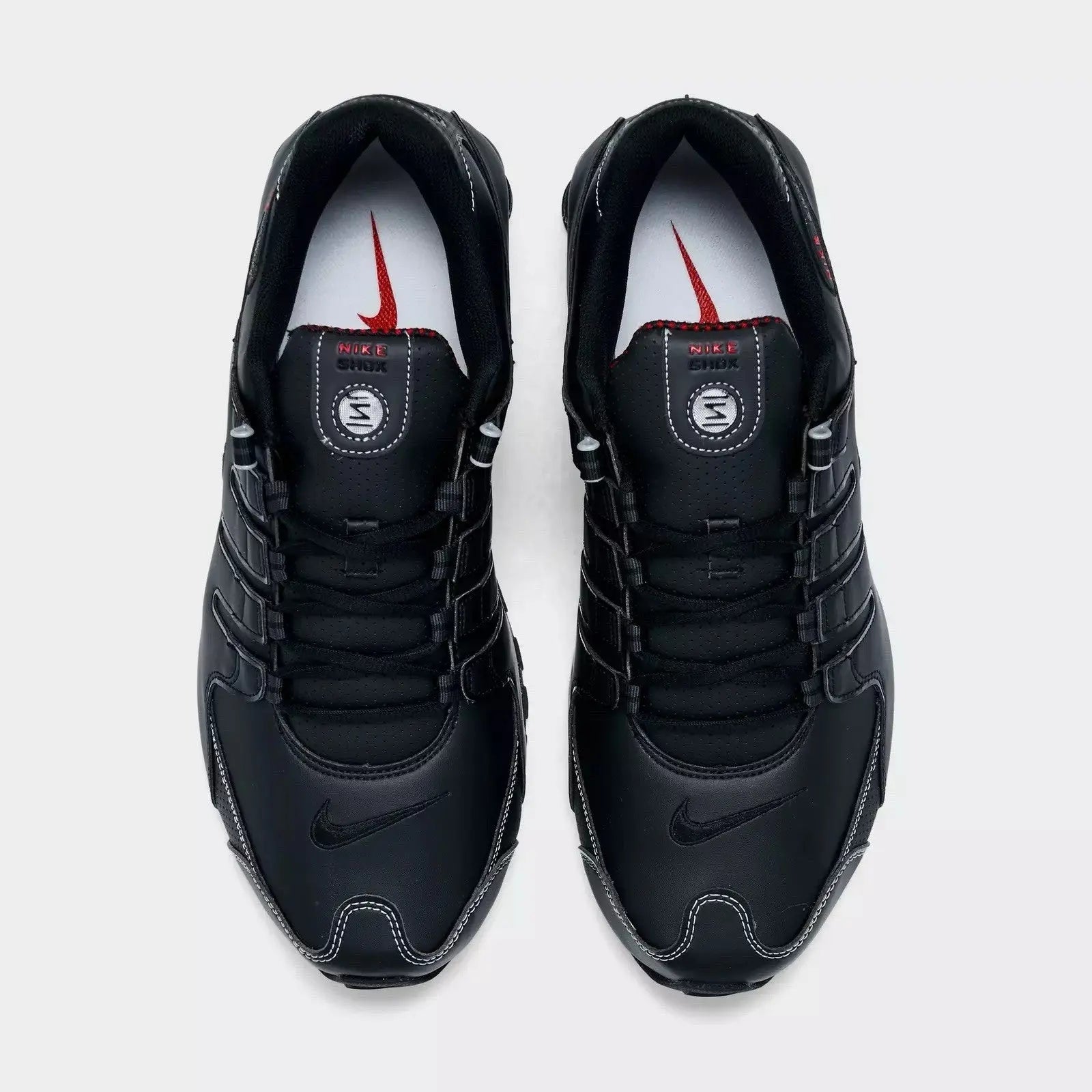 Nike Shox NZ Black Varsity Red Shoes Sneakers Size 9.5 Men