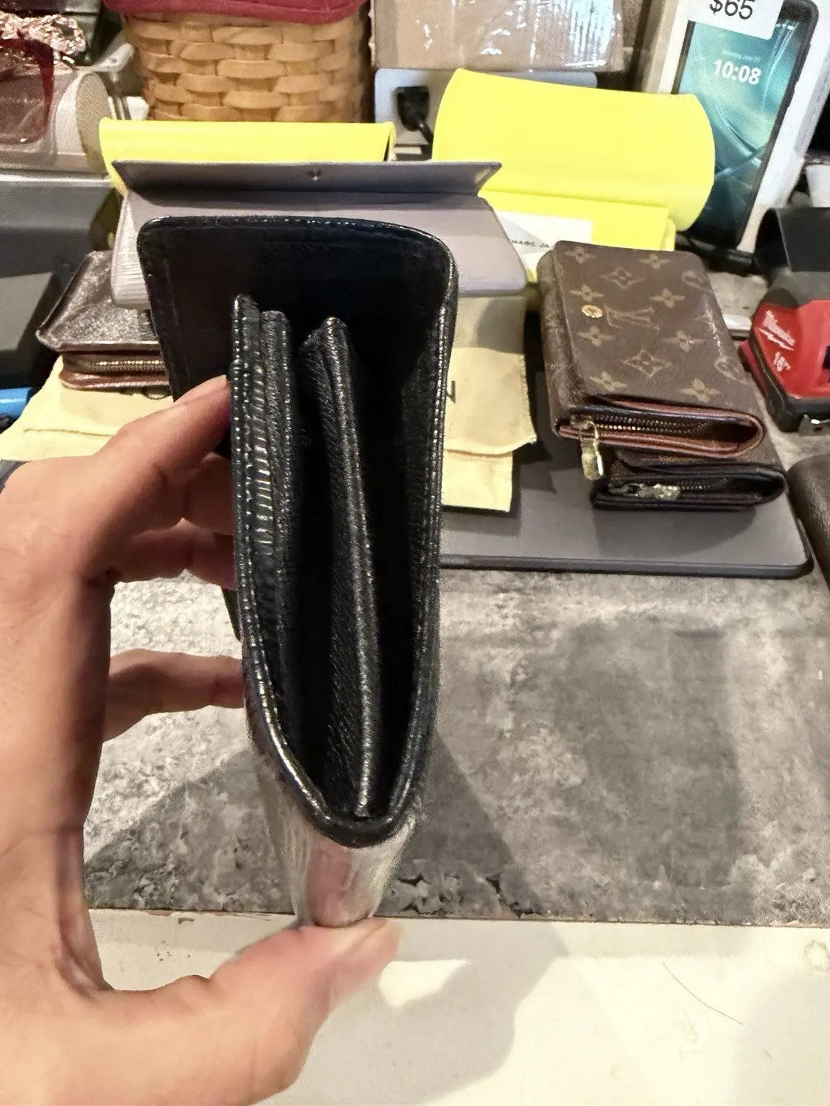 Louis Vuitton Black Epi Leather Wallet
