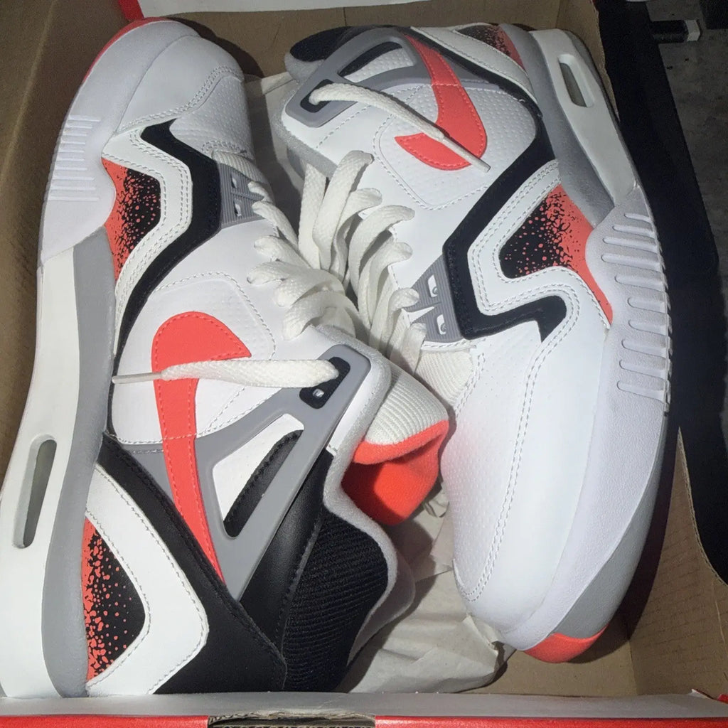 Nike Air Tech Challenge 2 QS Lava White Hot Lava Shoes 643089-160 Men's Size 9.5