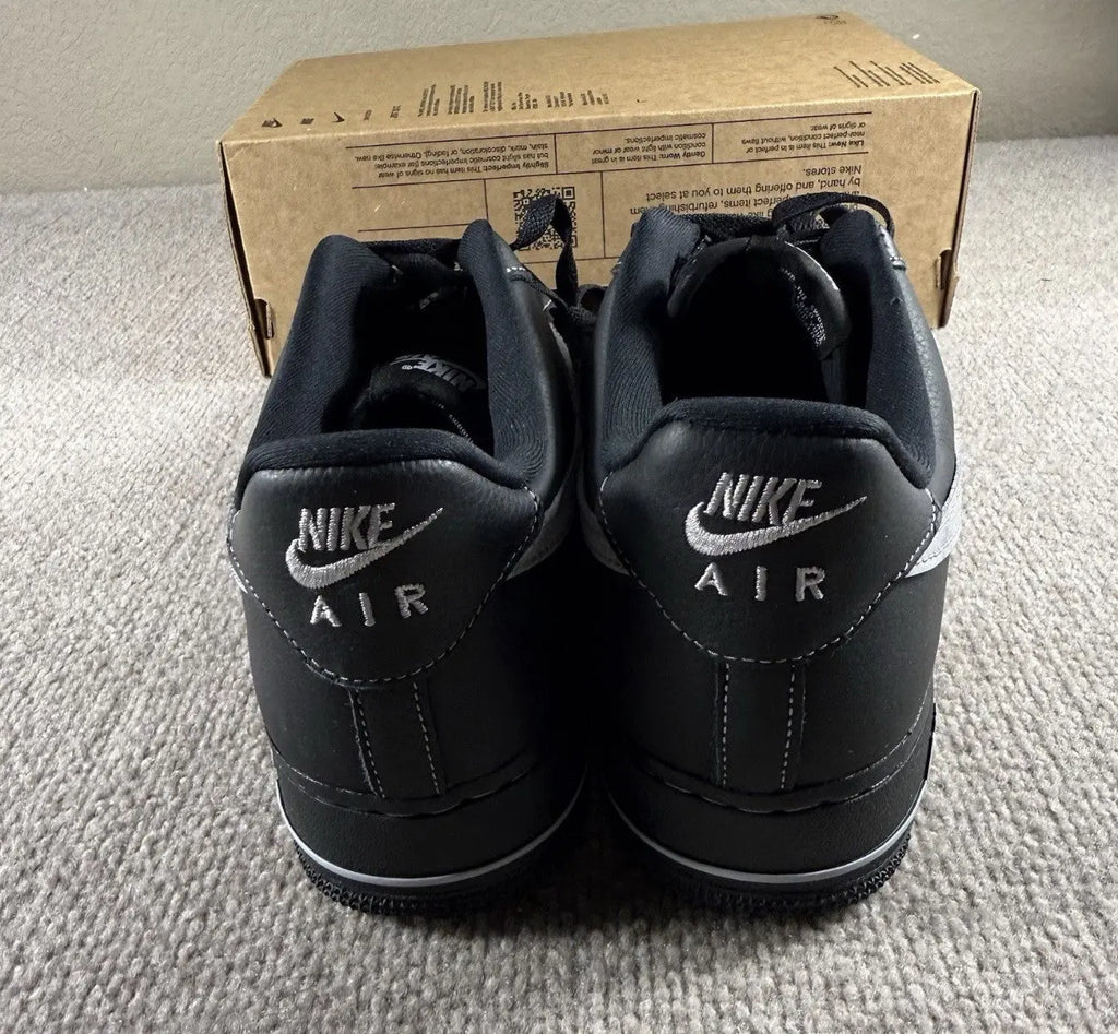 Nike Air Force 1 '07 LV8 Black/Wolf Grey-Black-Black (HQ2037 006) Shoes 11.5 Men