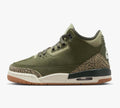 Air Jordan 4 Retro Shoes Youth Medium Olive FB9928-200 Nike Sneakers