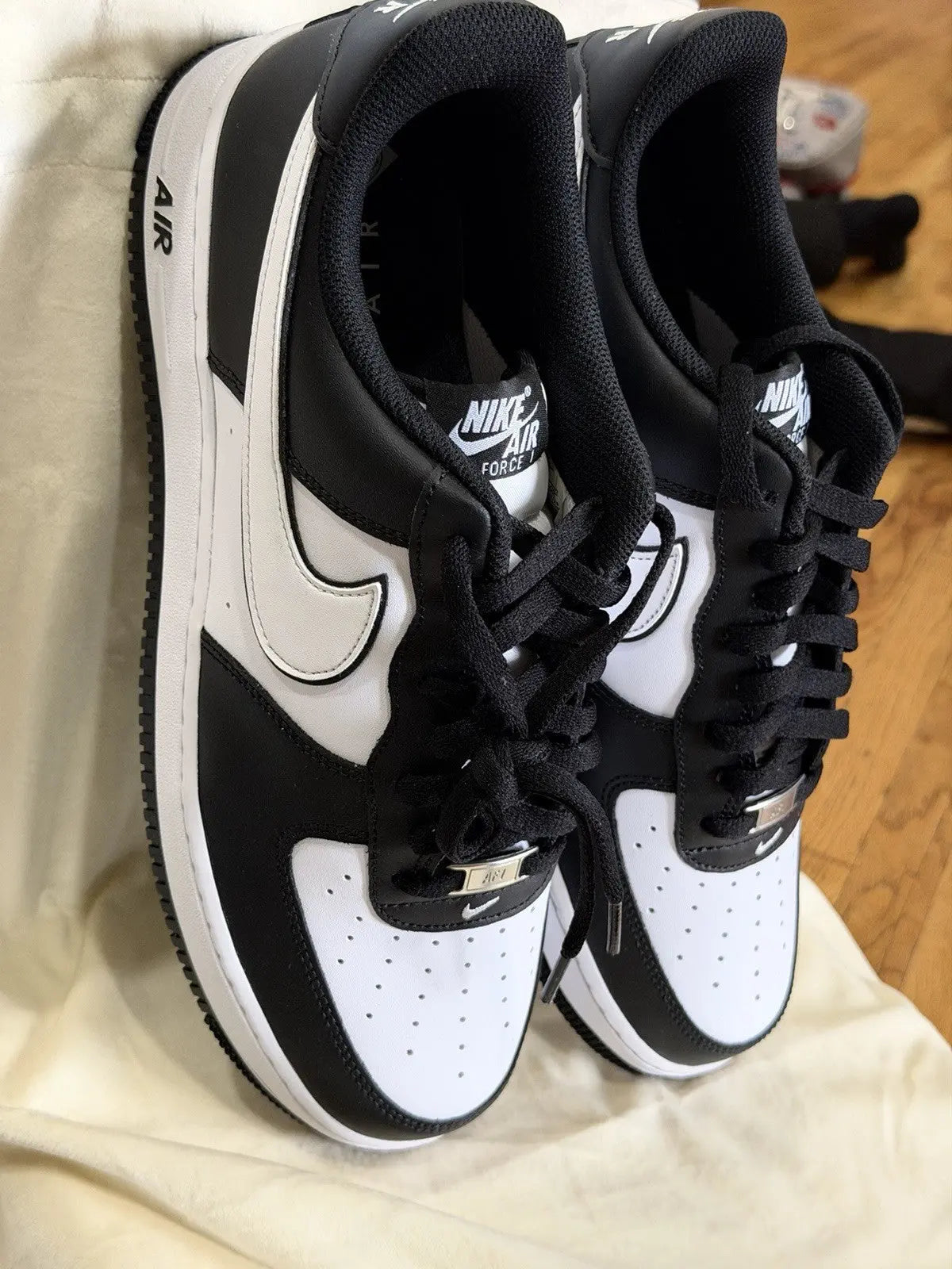 Nike Air Force 1 '07 Black/White/Black Size 13 Men’s Shoes White Swoosh Panda