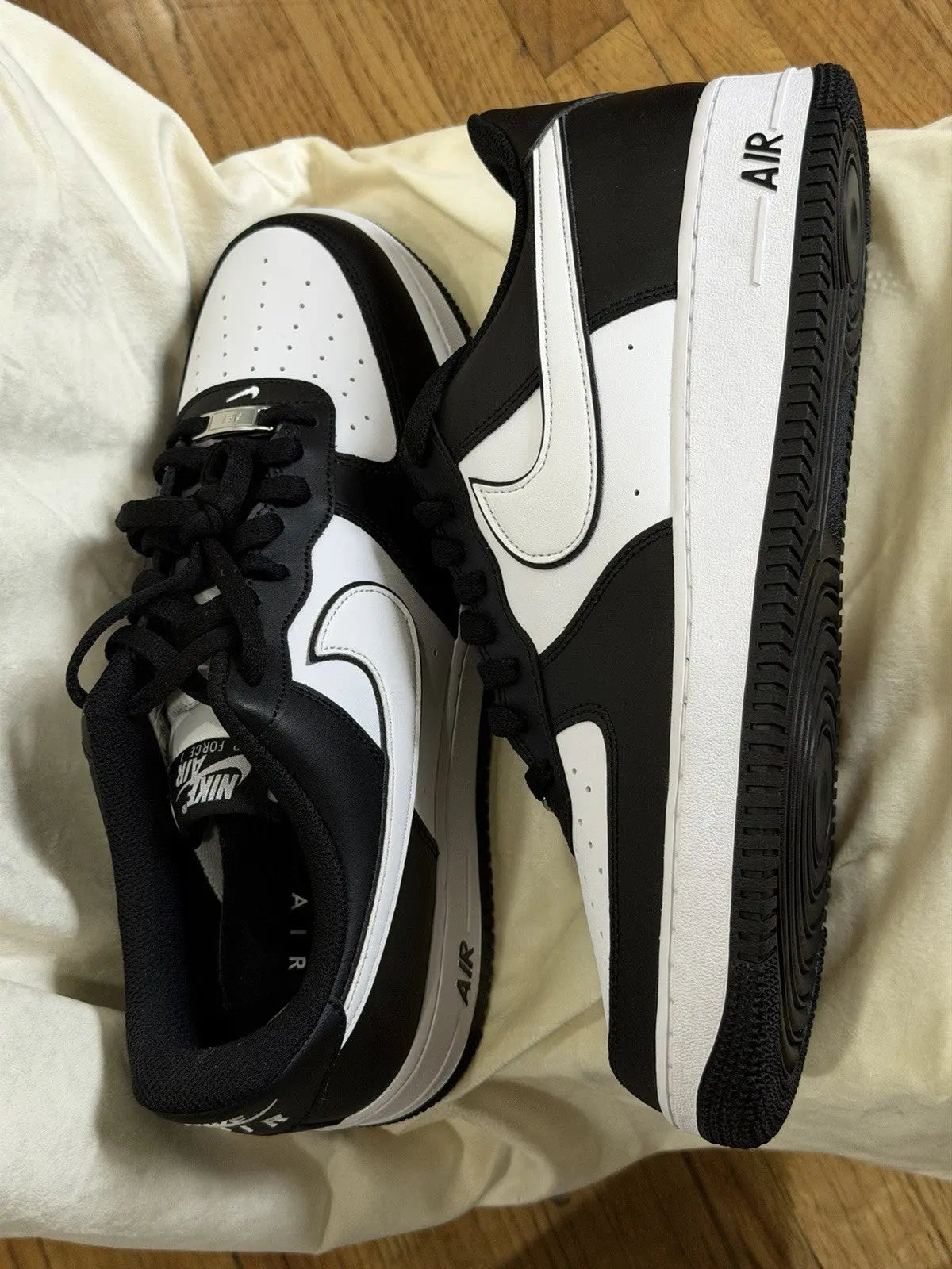 Nike Air Force 1 '07 Black/White/Black Size 13 Men’s Shoes White Swoosh Panda