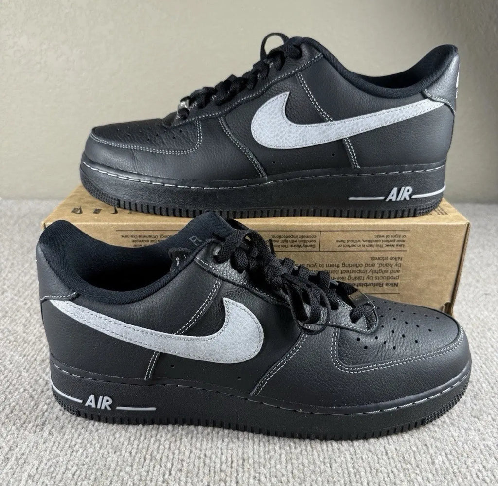 Nike Air Force 1 '07 LV8 Black/Wolf Grey-Black-Black (HQ2037 006) Shoes 11.5 Men