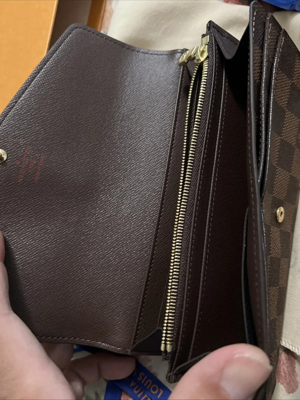 Louis Vuitton Sarah Wallet Monogram  100%  Authentic
