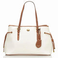 COACH Peyton 100% Leather Drawstring Carry All Tote Purse Rare In New Condition