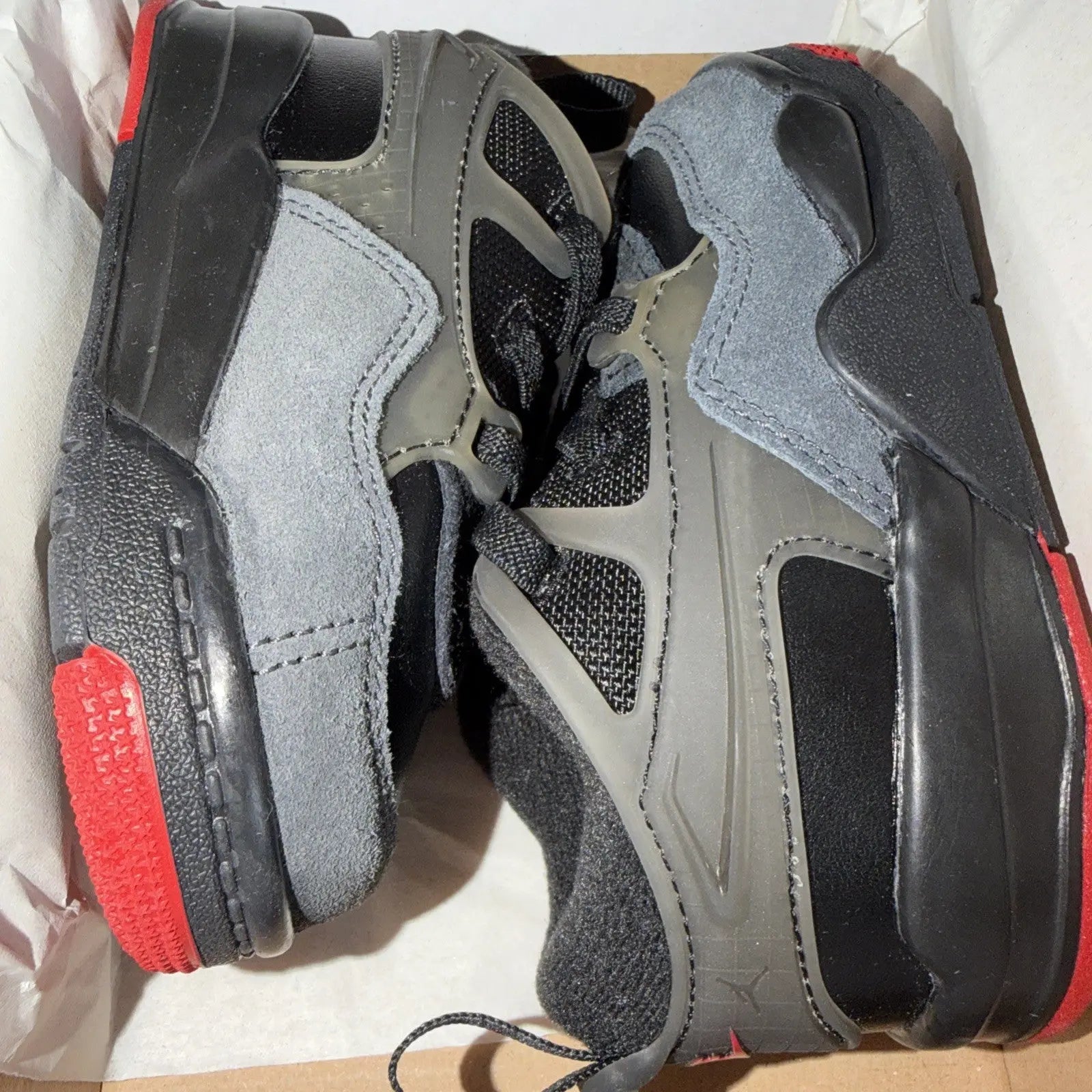 jordan 4 rm (TD)  black varsity red anthracite size 6C