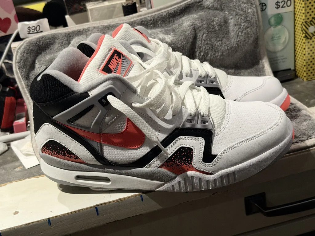 Nike Air Tech Challenge 2 QS Lava White Hot Lava Shoes 643089-160 Men's Size 9.5