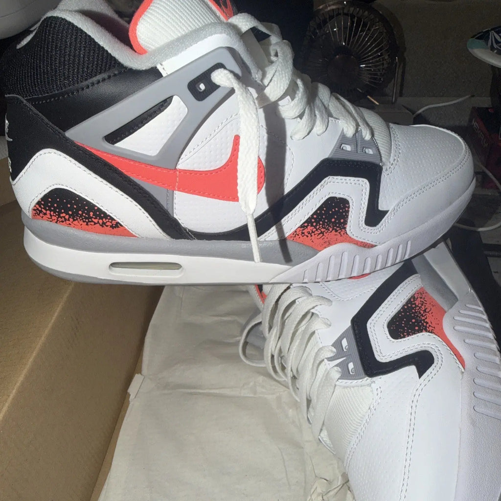 Nike Air Tech Challenge 2 QS Lava White Hot Lava Shoes 643089-160 Men's Size 9.5