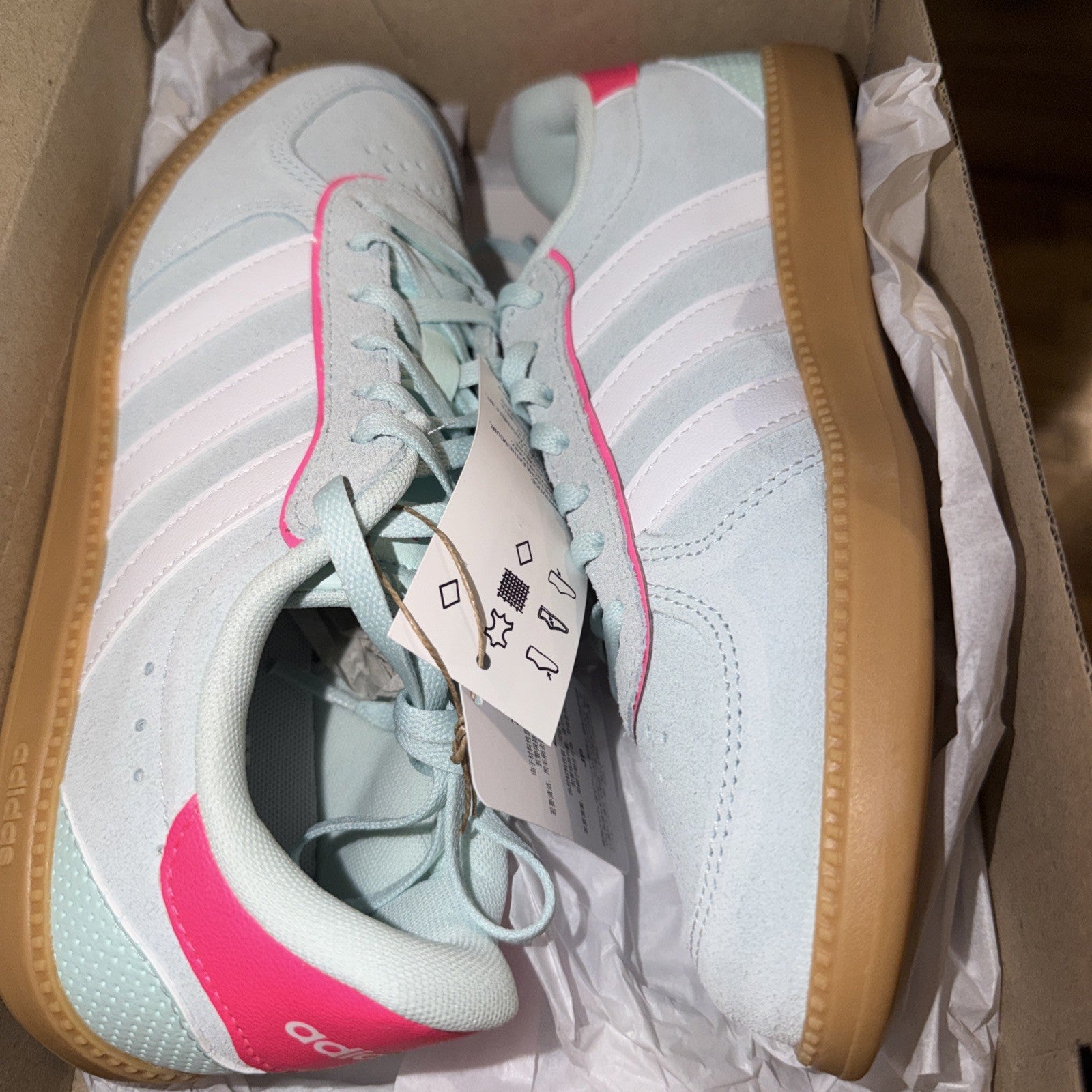 Adidas Breaknet Sleek J Sportswear Aqua Gum JR2130