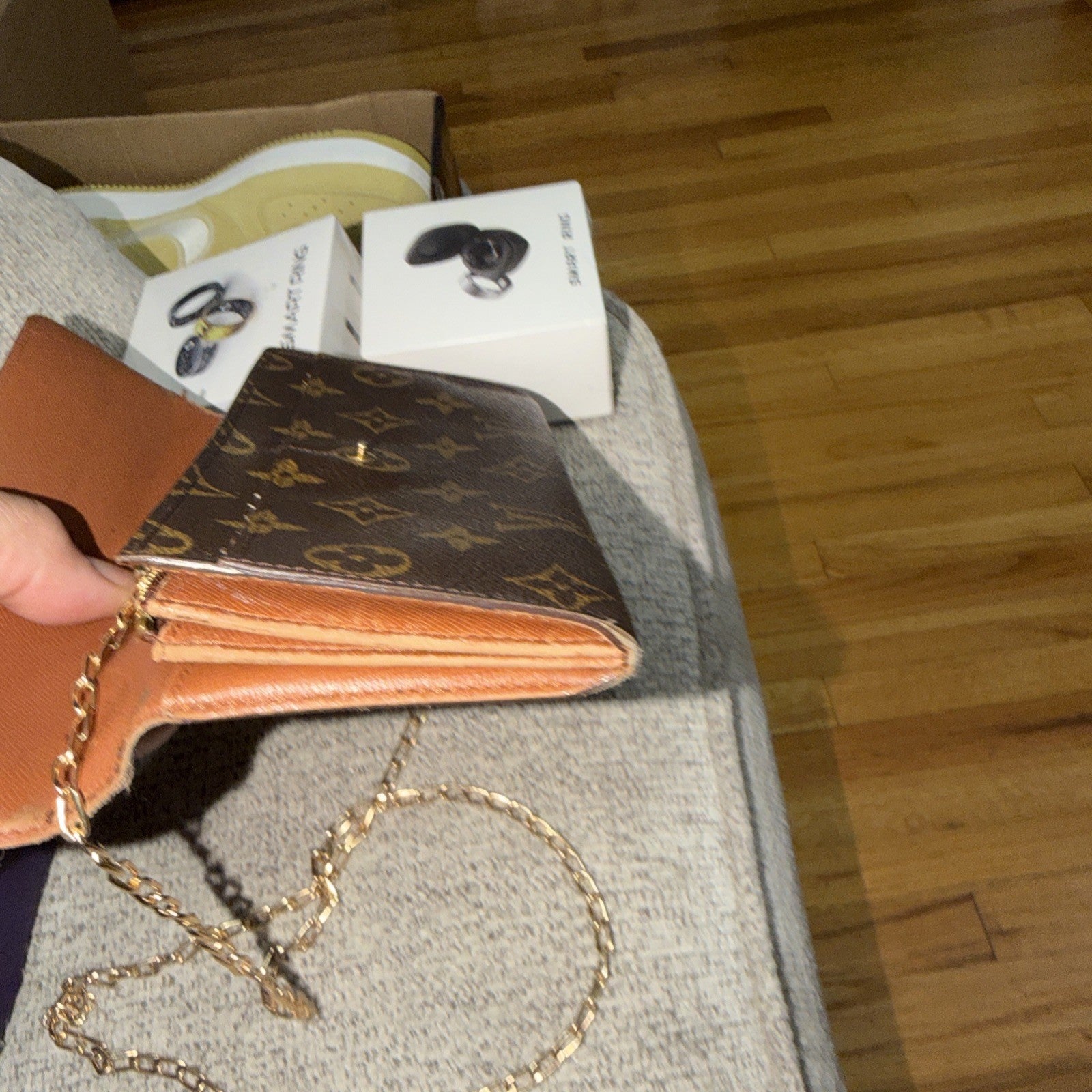 Louis Vuitton Porte Monnaie Monogram Pochette Credit Long Wallet (M61725)