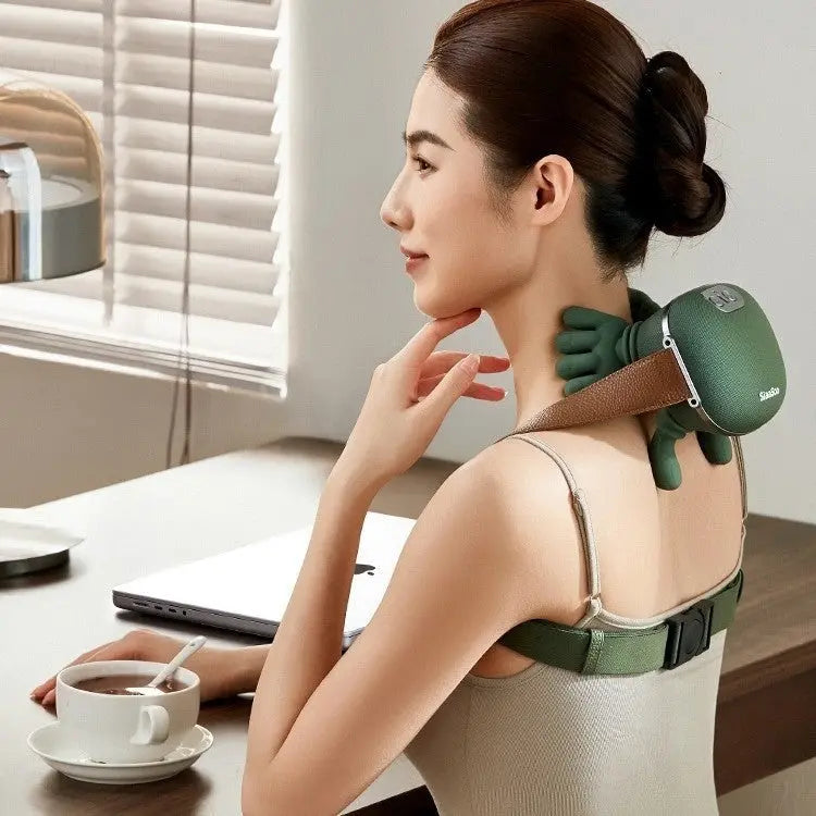 Electric Neck And Shoulder Muscle Massager Wireless Shoulder And Back Kneading M