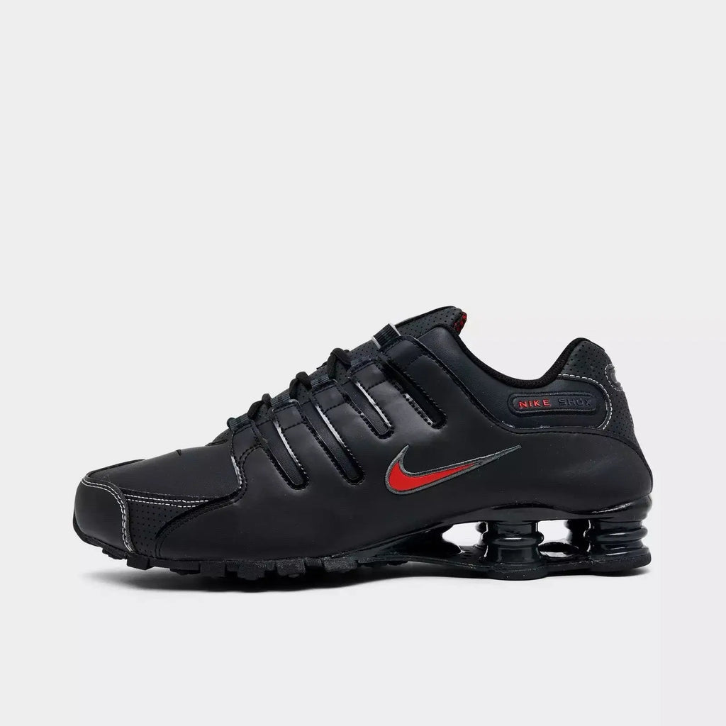 Nike Shox NZ Black Varsity Red Shoes Sneakers Size 9.5 Men