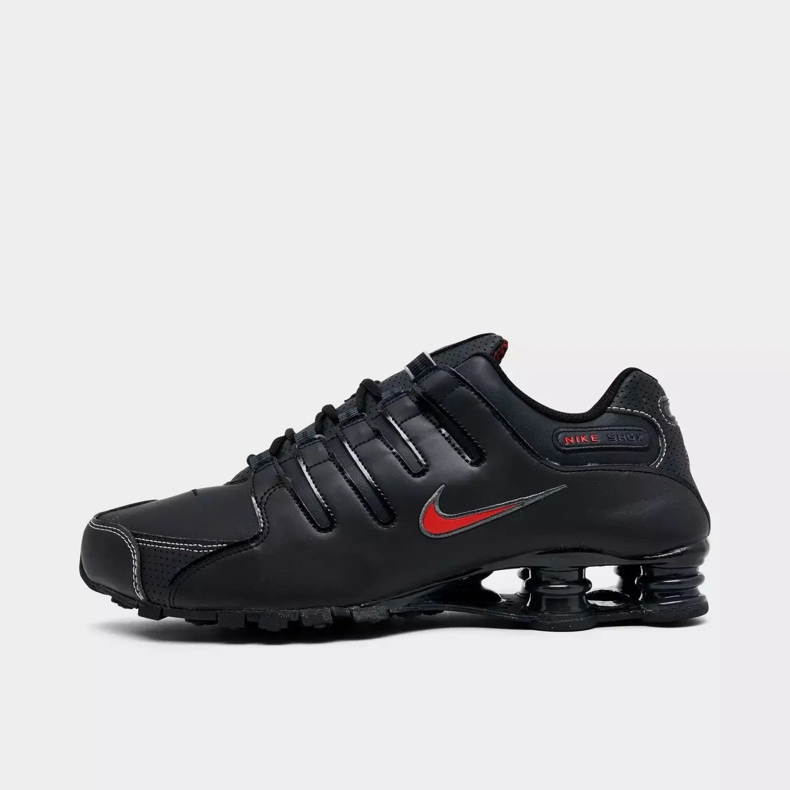 Nike Shox NZ Black Varsity Red Shoes Sneakers Size 9.5 Men