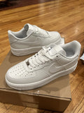 White Nike Air Force 1 Shadow - men size 9/women size 10.5 (used)