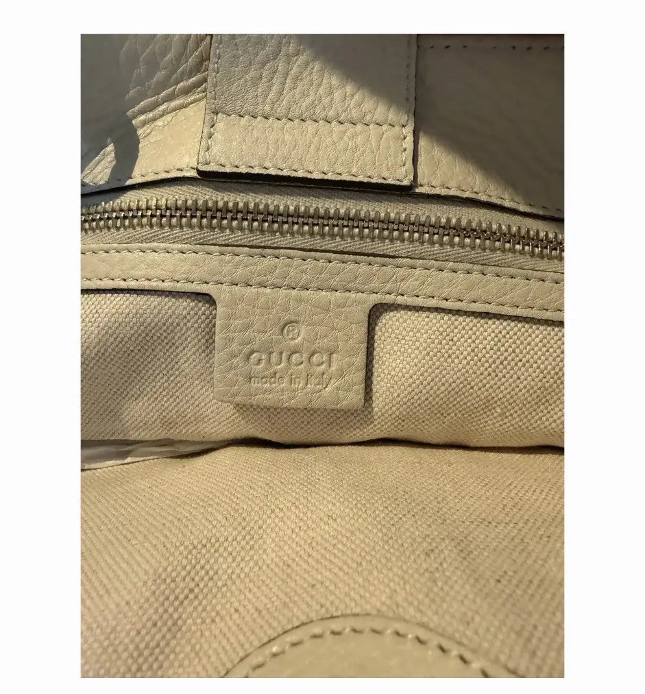 Gucci Bamboo Shopper Leather Tote Bag In New Condition