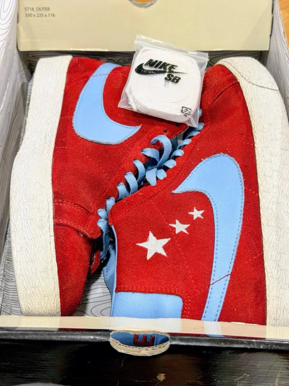 Nike SB Blazers Vanilla Ice Men’s Size 8.5 Men’s Shoes 314070 641 New Condition