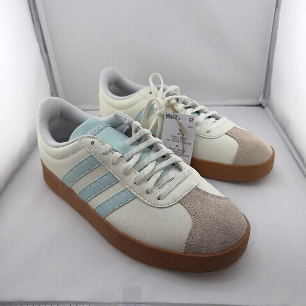 Size 7 - adidas VL Court Base Core Halo Mint W
