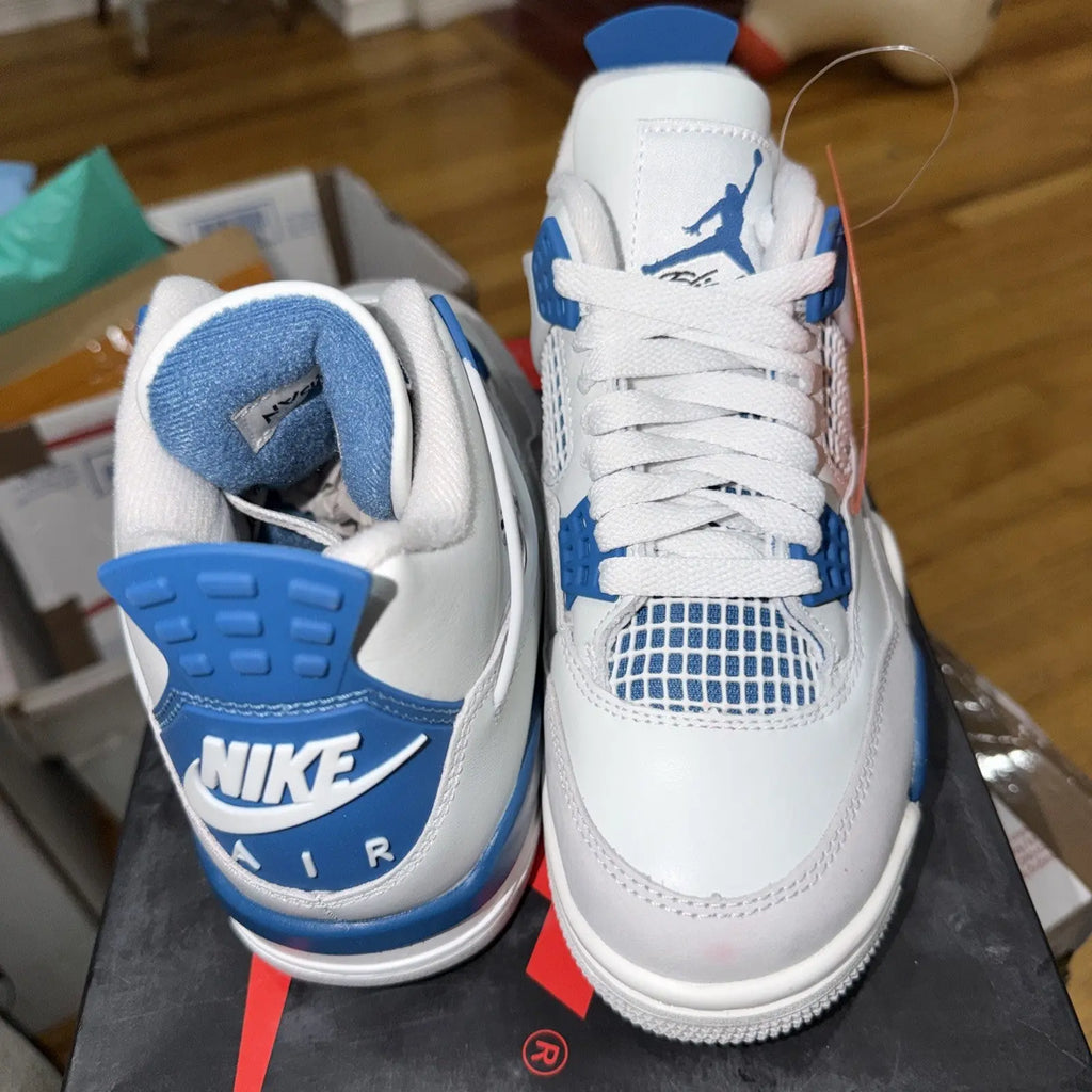 Nike Air Jordan 4 Retro Military Blue (GS) HF4281-141 Size 3.5Y Shoes