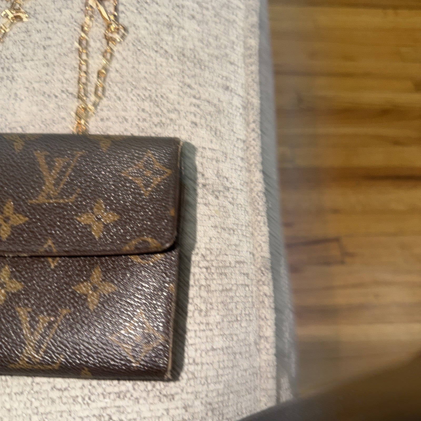 Louis Vuitton Porte Monnaie Monogram Pochette Credit Long Wallet (M61725)