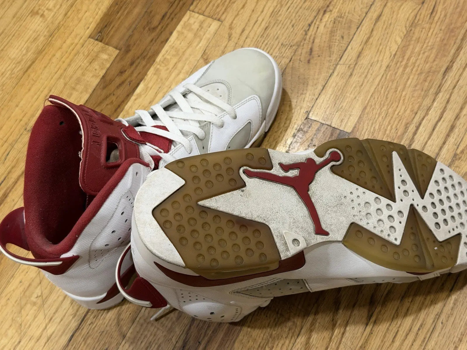 Nike Air Jordan 6 Retro 2015 Maroon Size 13 Men