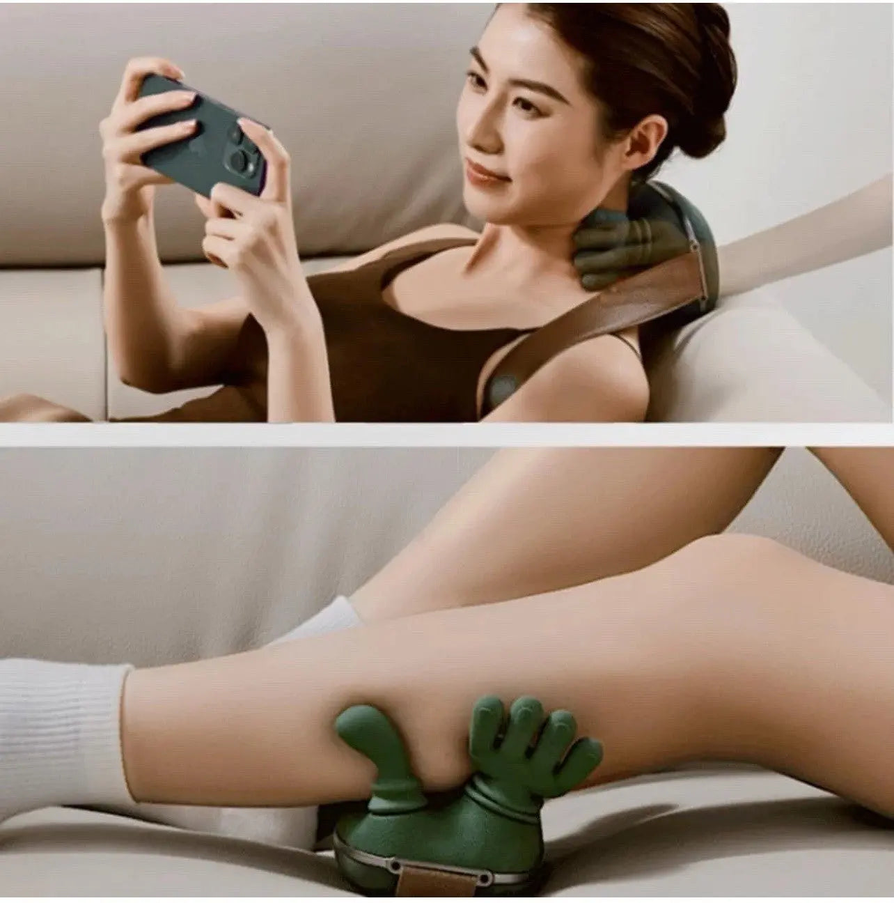 New smart  Massager, Heat Neck Massagers, Deep Tissue Kneading Shiatsu Authentic
