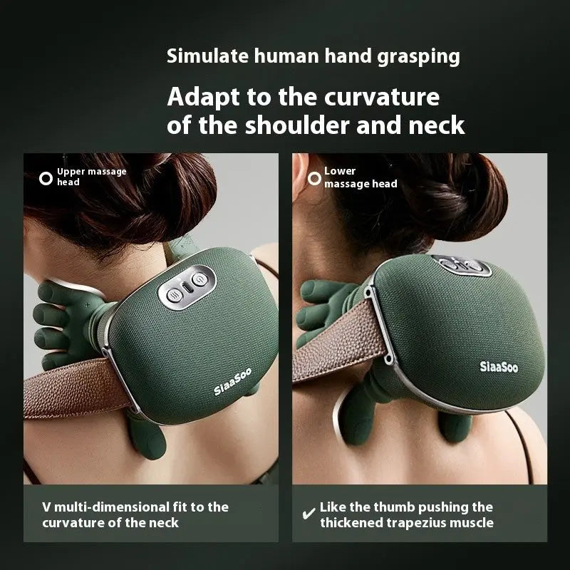 Electric Neck And Shoulder Muscle Massager Wireless Shoulder And Back Kneading M