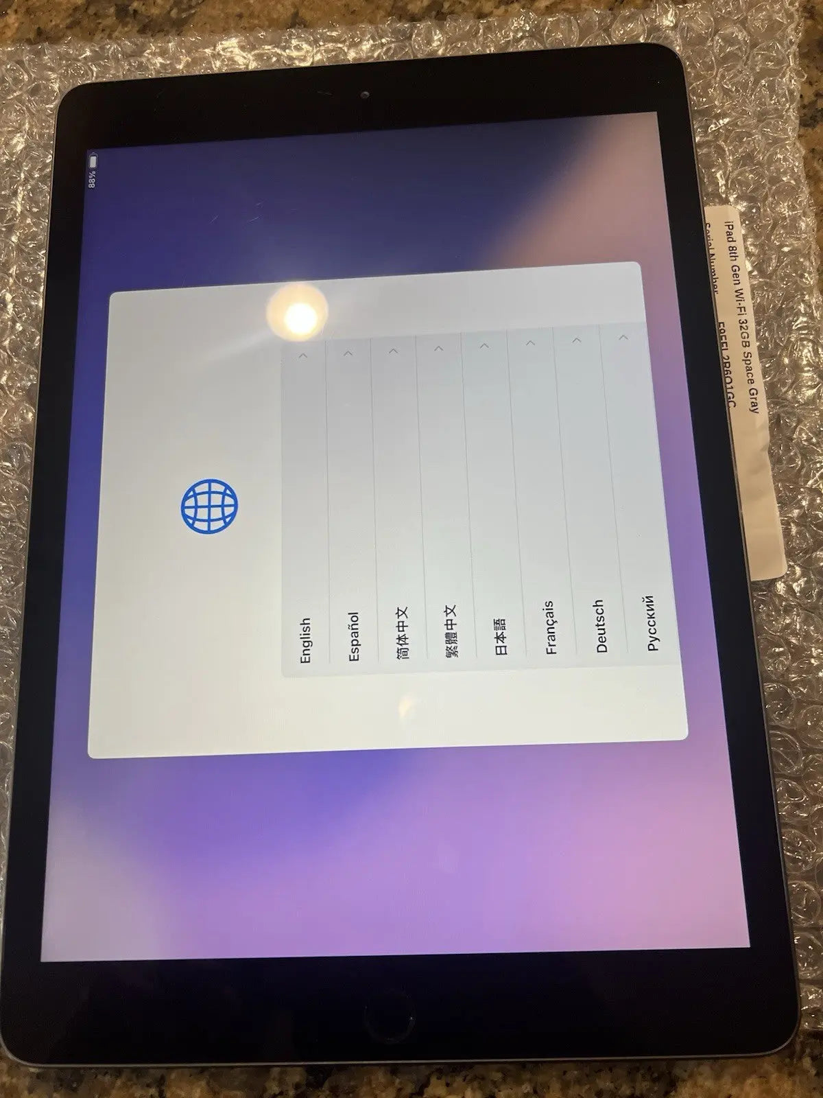 ipad 8th generation 32gb Space Gray 