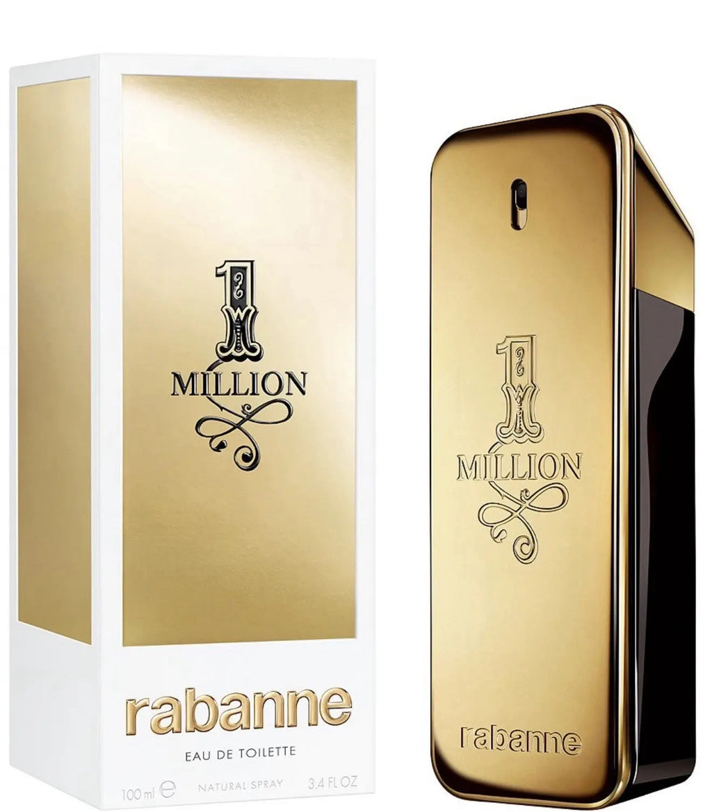 Paco Rabanne 1 Million Eau de Toilette Spray 3.4oz Cologne Fragrance Authentic