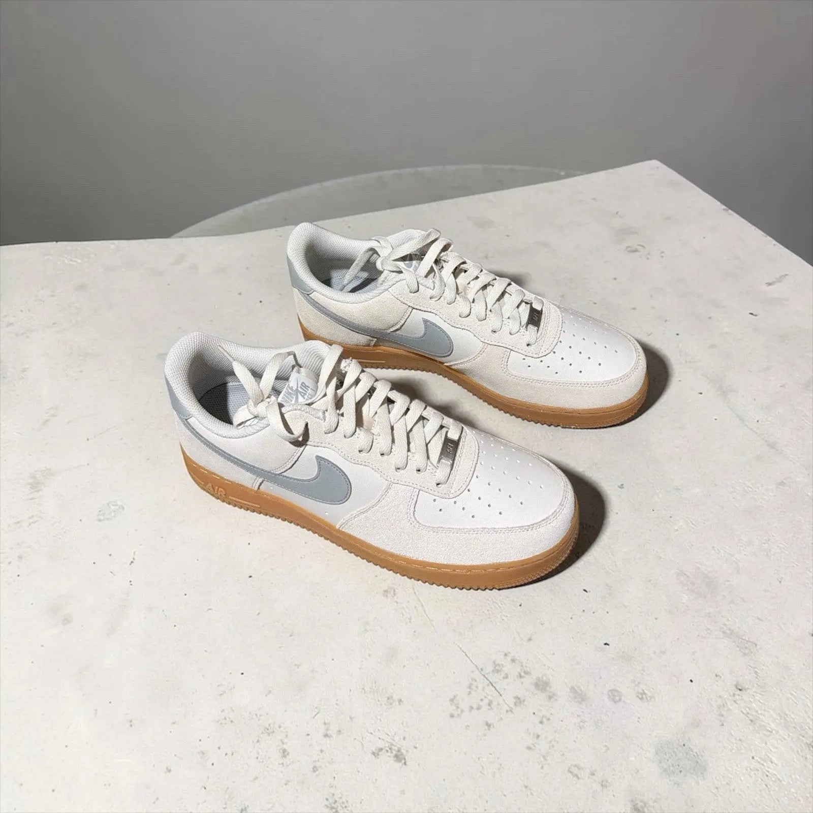 Nike Air Force 1 '07 LV8 Gum Pack Phantom Light Smoke FQ8714-002 Suede Shoes 11