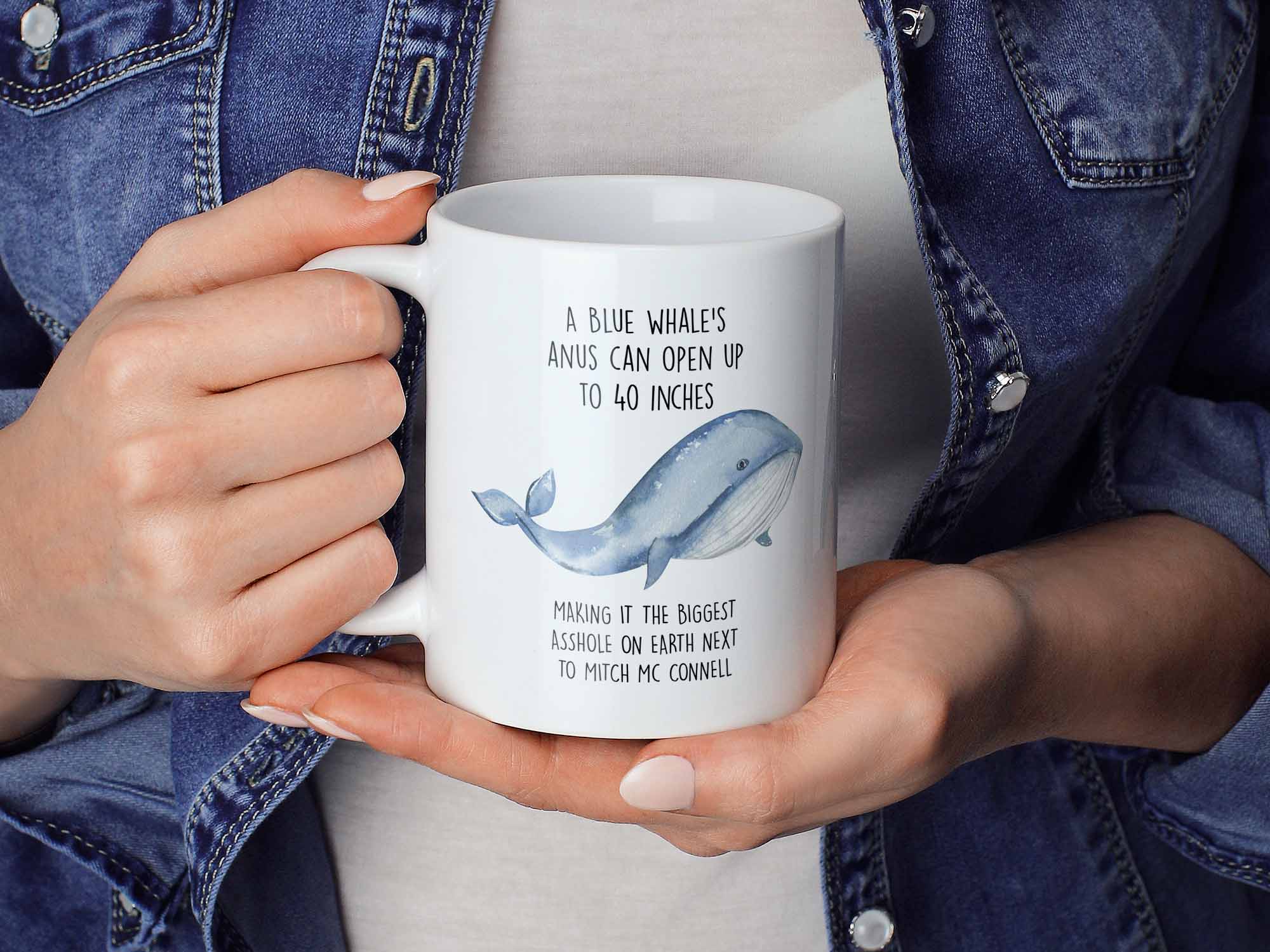 Blue Whale Coffee Mug