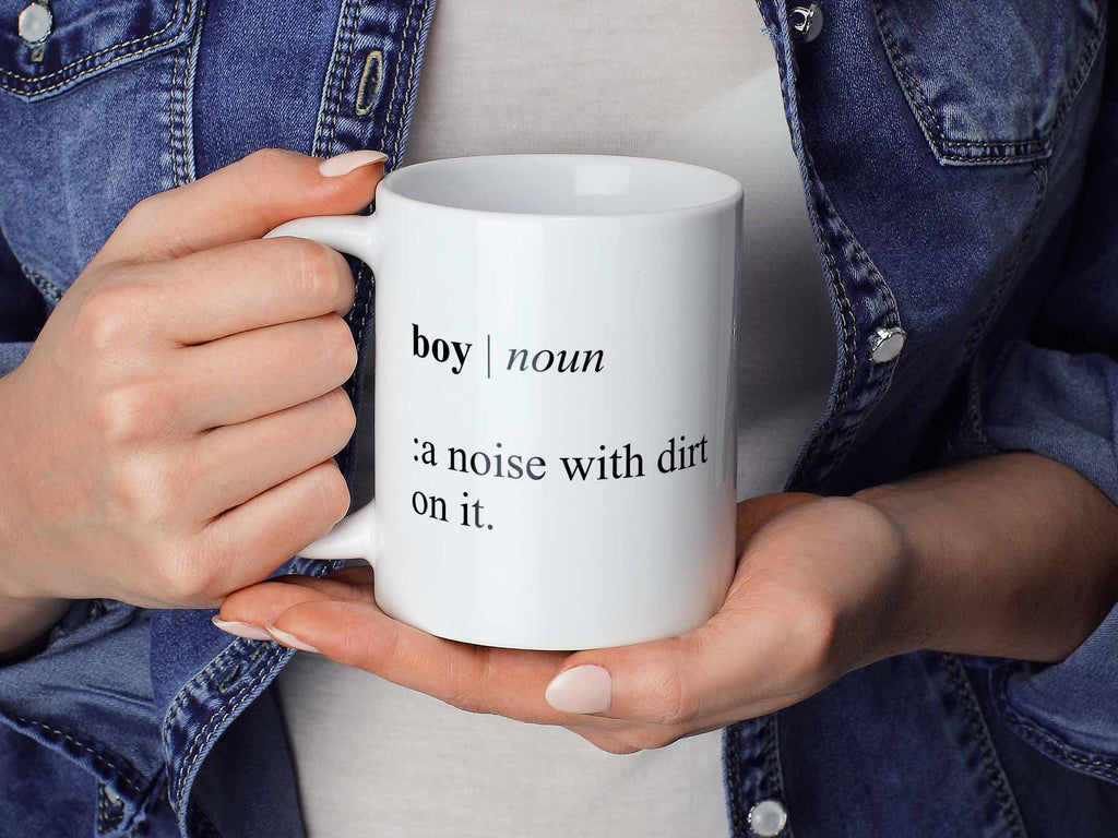 Boy Mom Definition Coffee Mug
