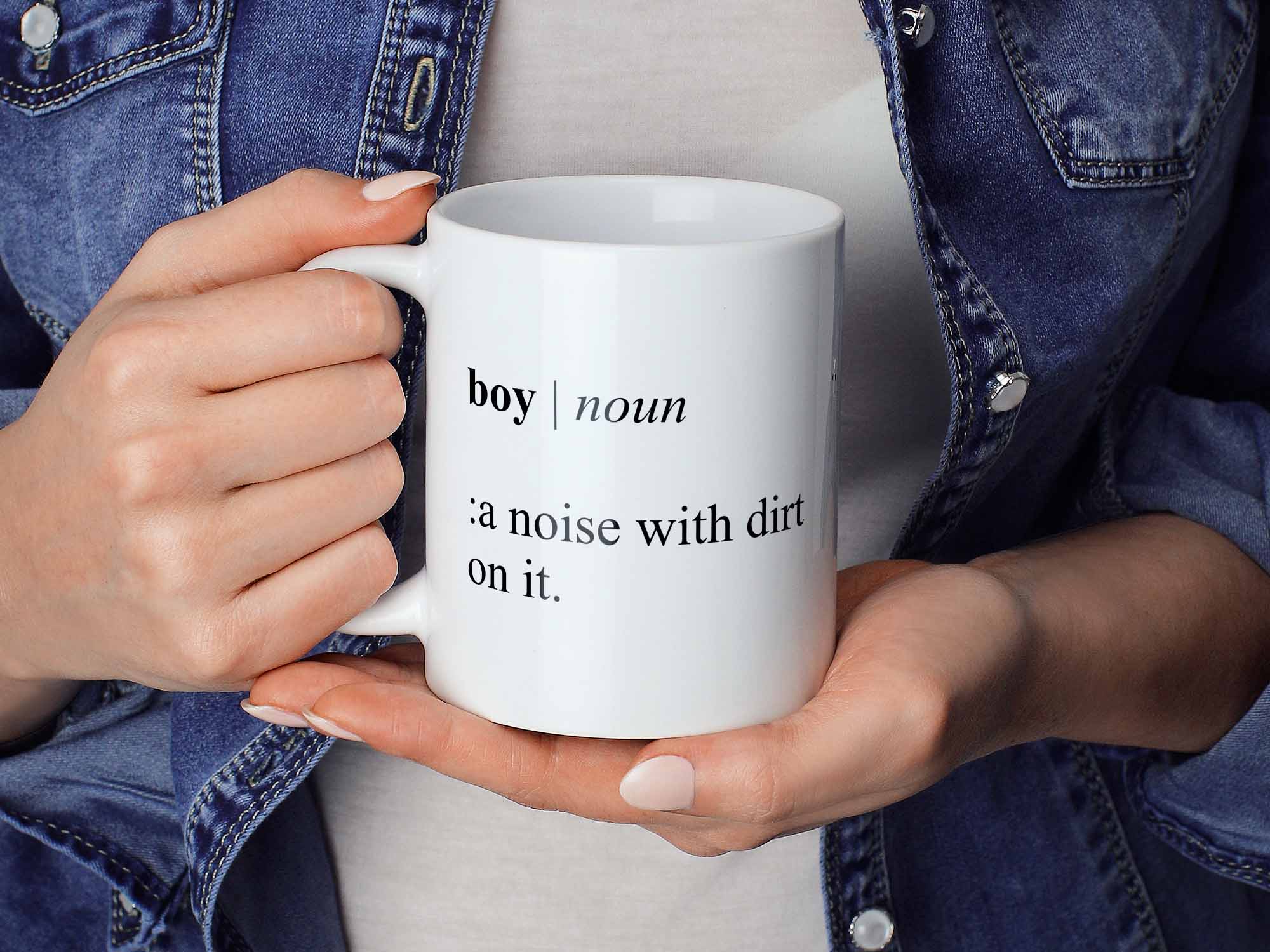 Boy Mom Definition Coffee Mug