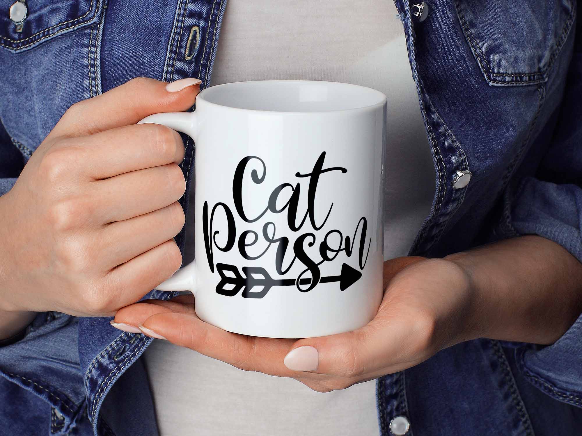 Cat Person Coffee Mug
