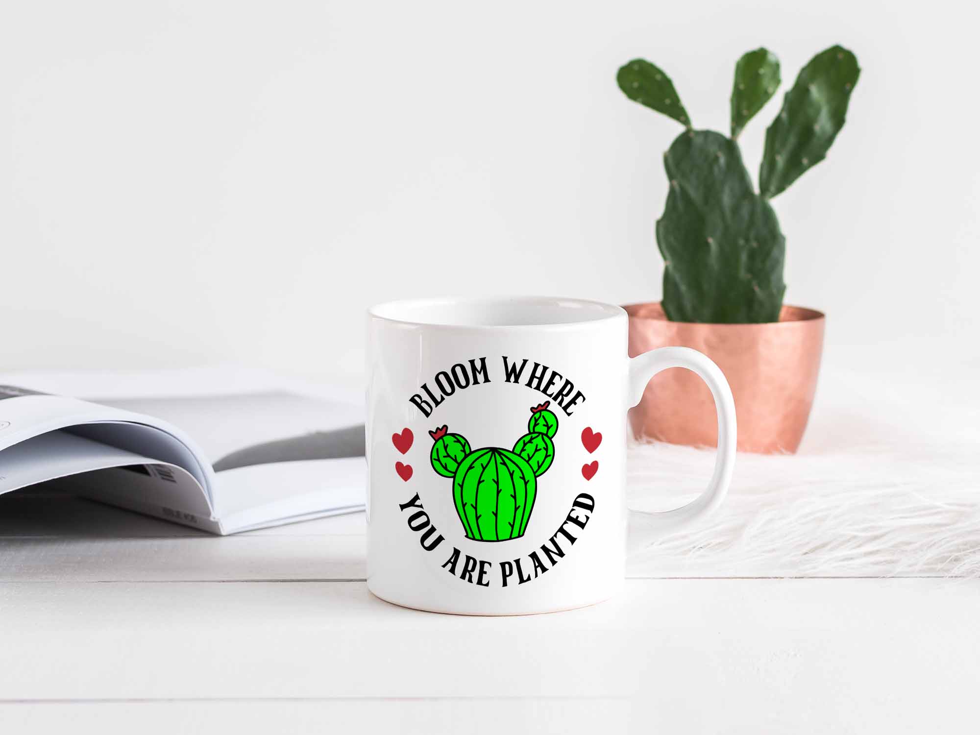 Bloom Where You are Planted Coffee Mug