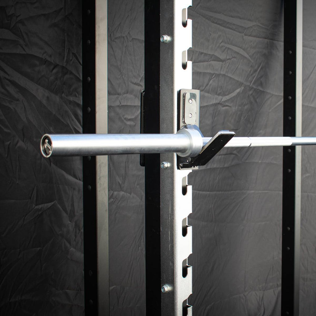 7' Hard Chrome Triple Bearing Olympic Bar - Muscle D Fitness - Precision Performance Grade Knurling