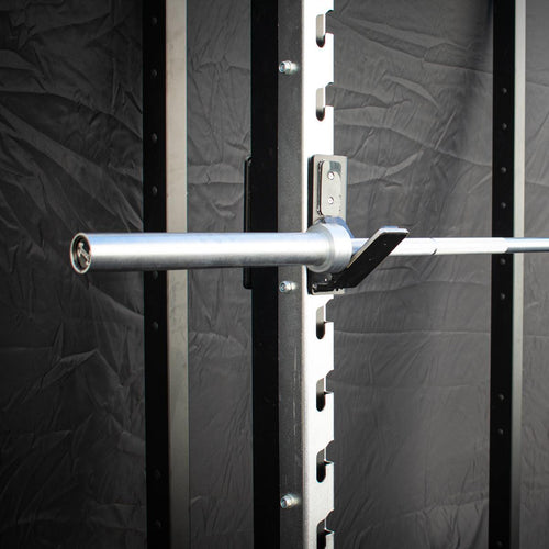 7' Hard Chrome Triple Bearing Olympic Bar - Muscle D Fitness - Precision Performance Grade Knurling