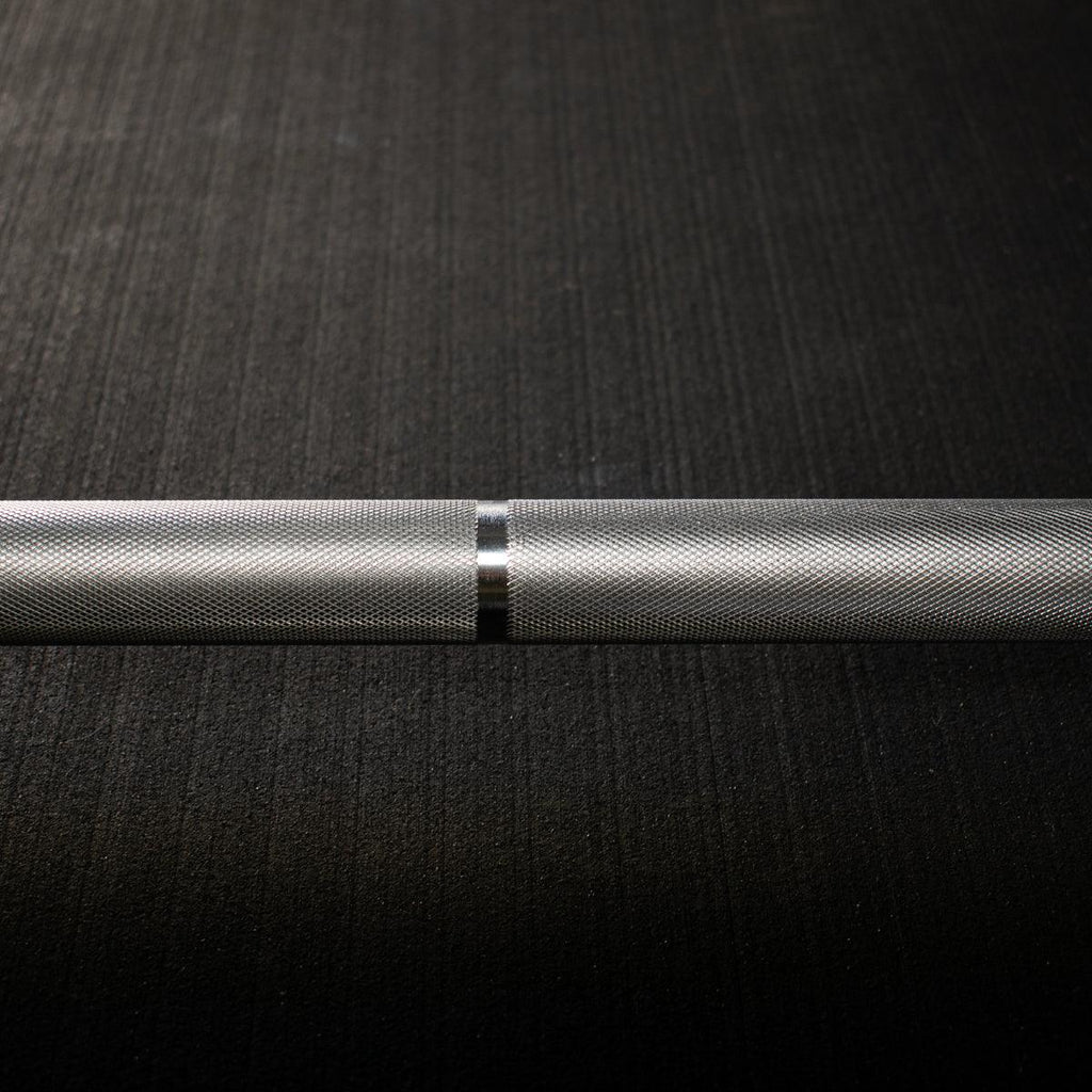 7' Hard Chrome Triple Bearing Olympic Bar - Muscle D Fitness - Precision Performance Grade Knurling
