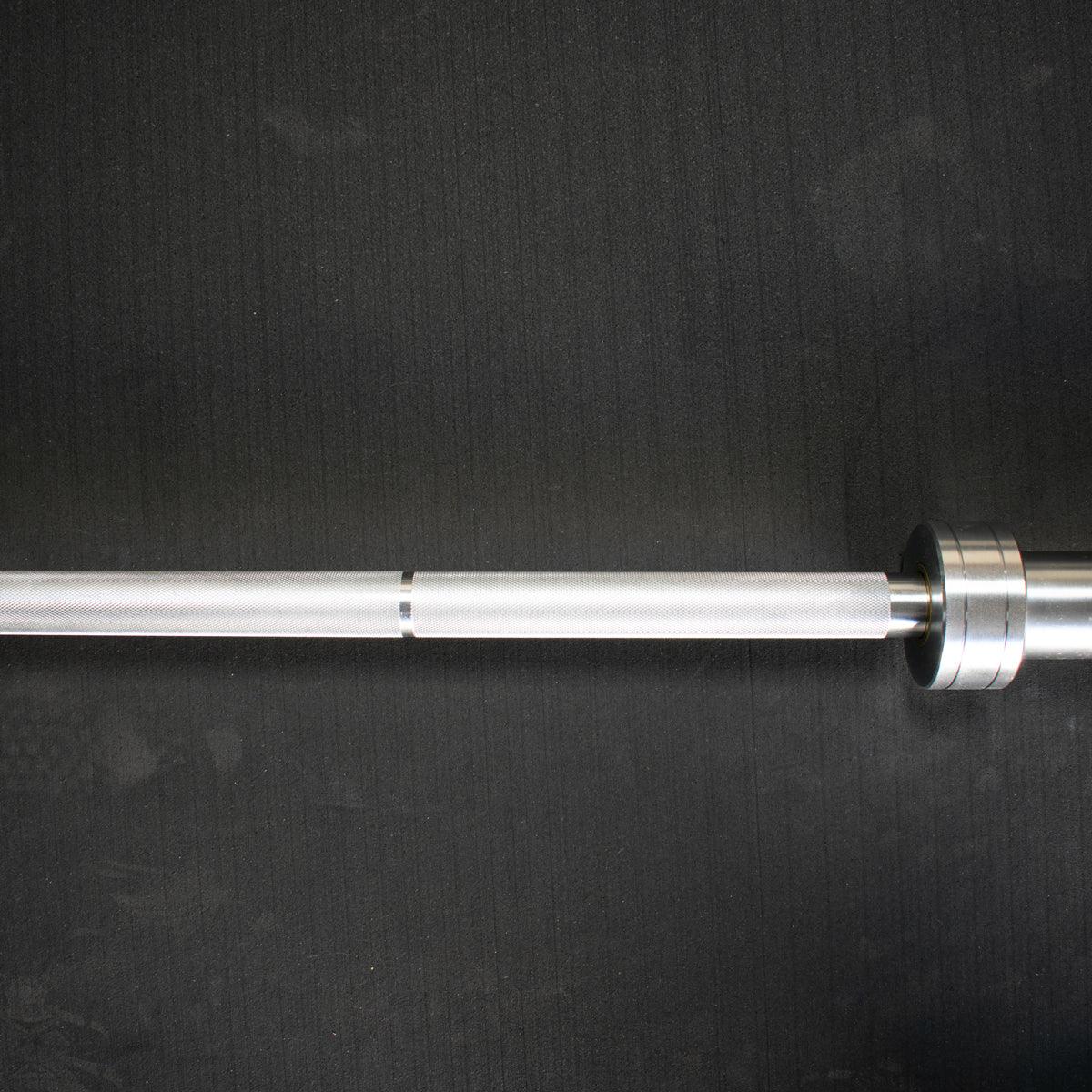 7' Hard Chrome Triple Bearing Olympic Bar - Muscle D Fitness - Precision Performance Grade Knurling