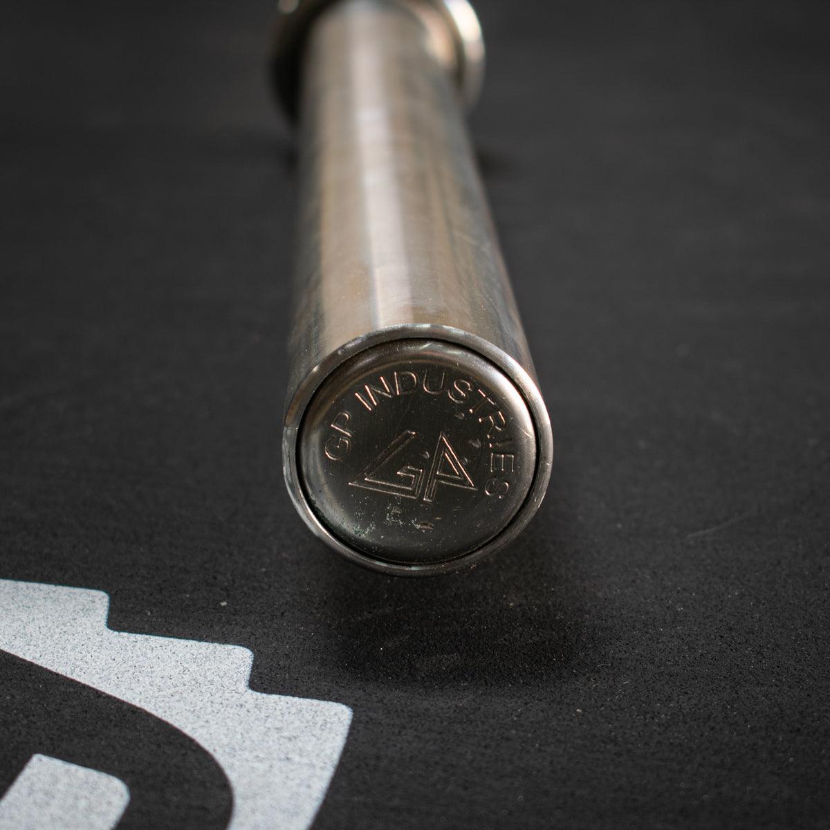 7' Stainless Steel Olympic Bar - Bearing - Muscle D Fitness - Qualiity Knurling