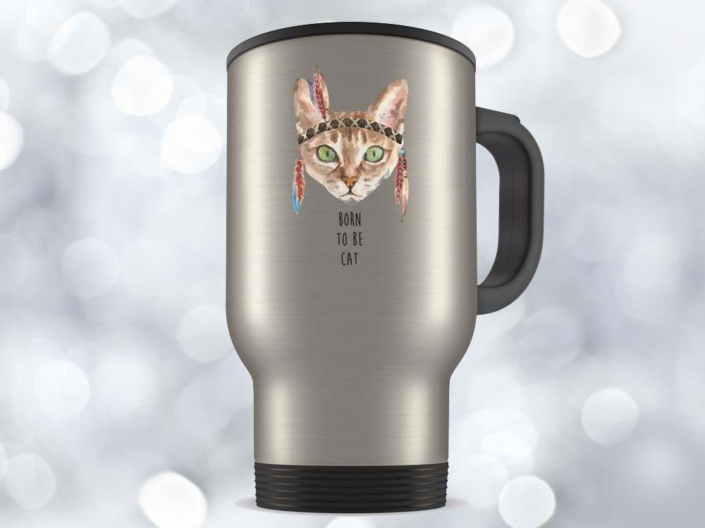 Born to Be Cat Coffee Mug