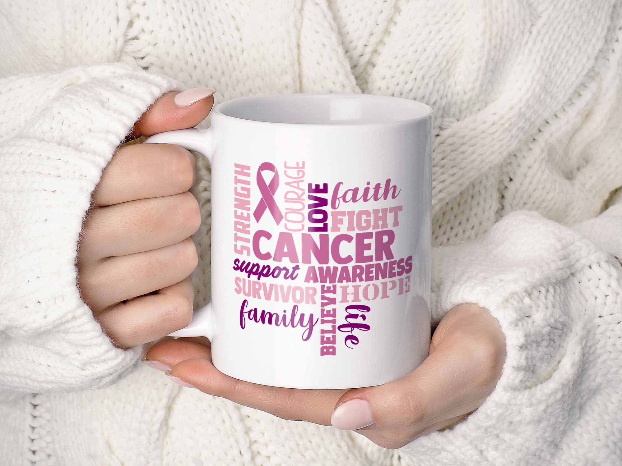 Cancer Subway Art Coffee Mug