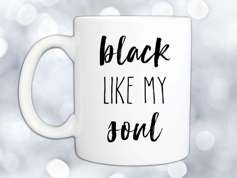 Black Like My Soul Coffee Mug