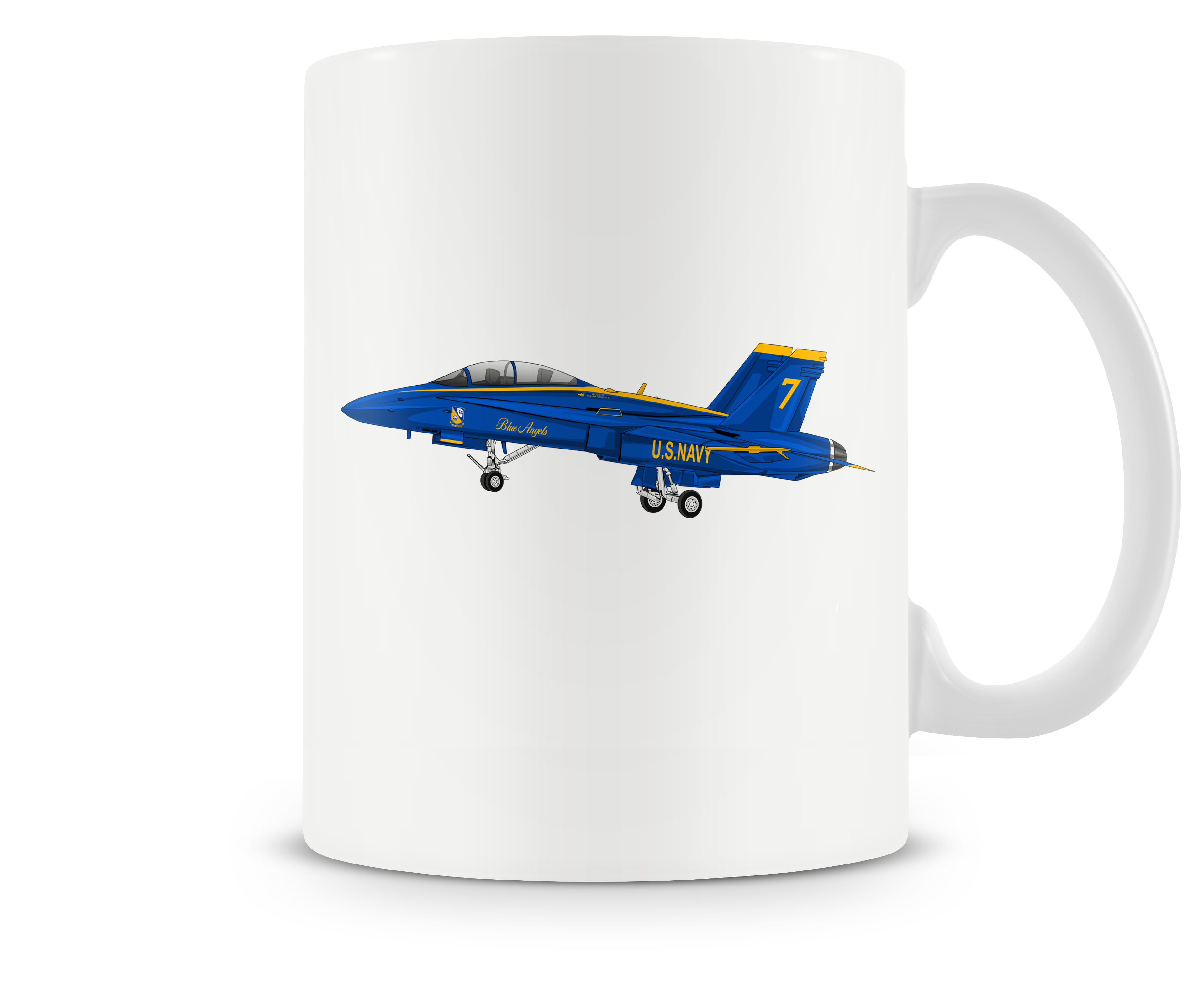 Blue Angels McDonnell Douglas F-18 Hornet Mugs, Tumblers Drinkware