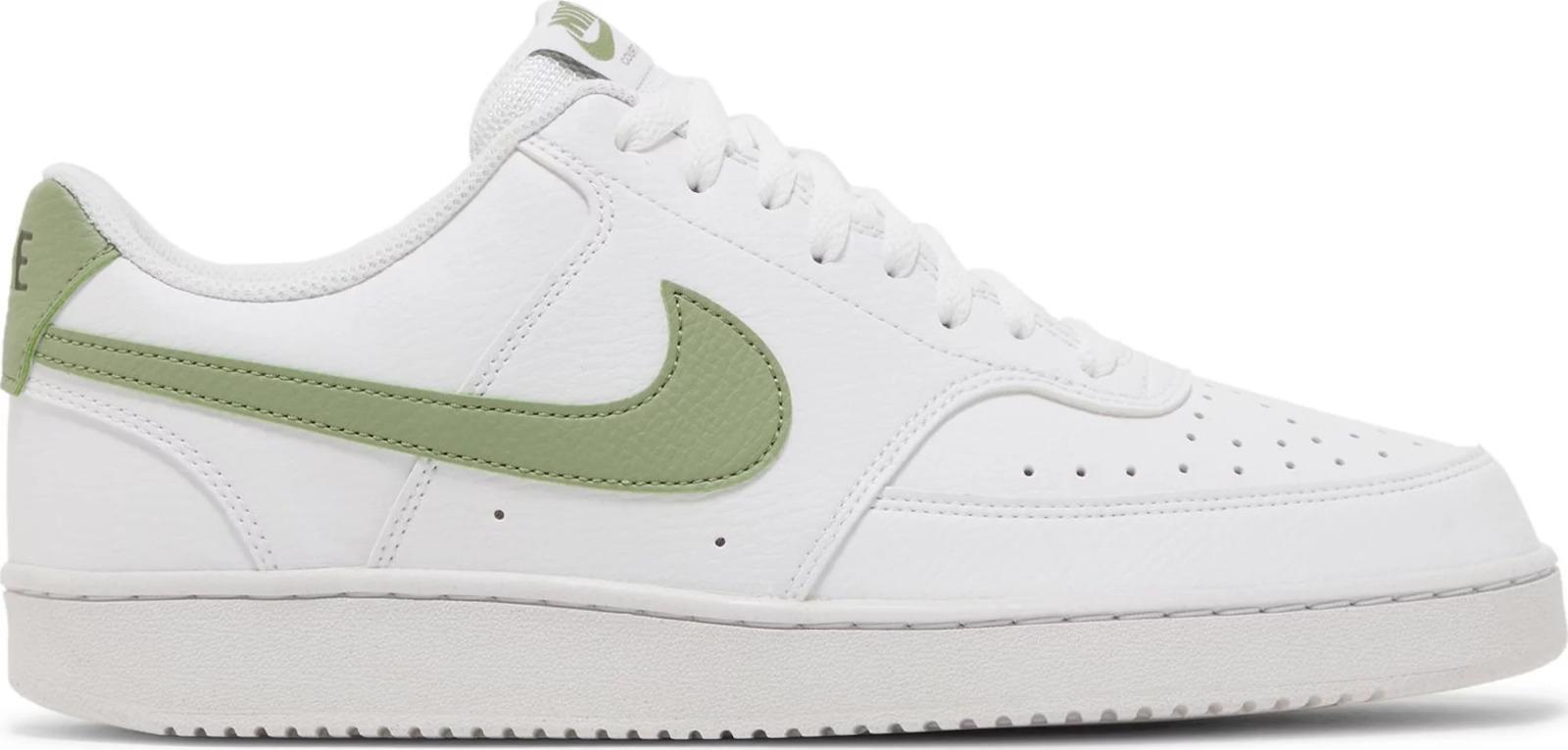 Nike Court Vision Next Nature Low White Medium Olive DH2987-116 Shoes Size 12