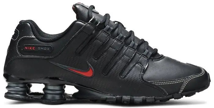 Nike Shox NZ Black Varsity Red Shoes Sneakers Size 9.5 Men